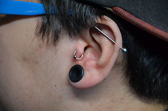 piercings at stix n sudz - ear